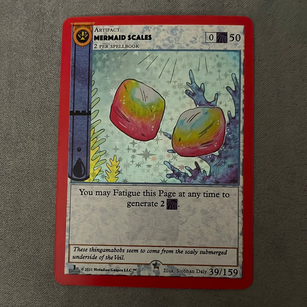 Cryptid Nation Mermaid Scales 1st Edition Full Holo FH